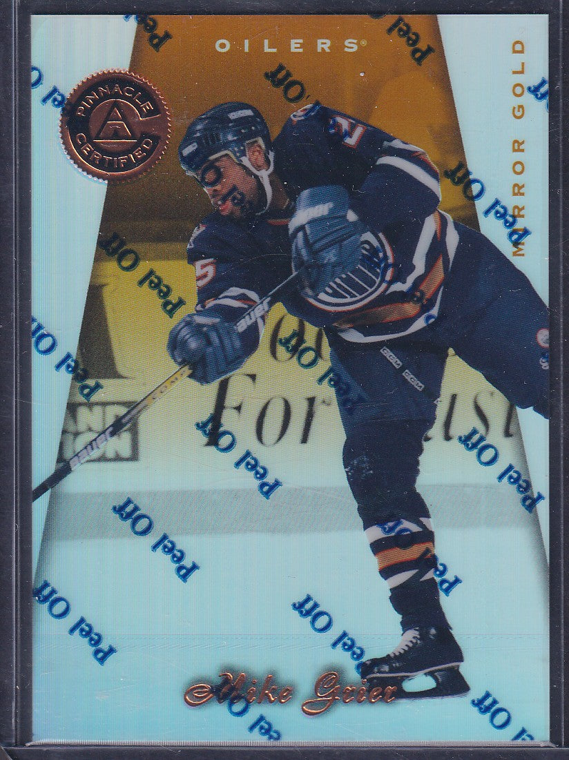 MIKE GRIER - 1997 Pinnacle Certified w/ Coating, MIRROR GOLD #73