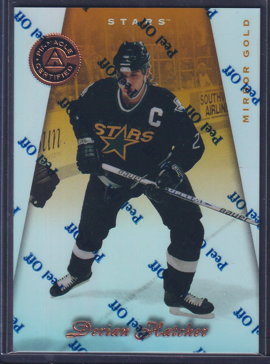 DERIAN HATCHER - 1997 Pinnacle Certified w/ Coating, MIRROR GOLD #54