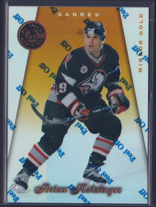 BRIAN HOLZINGER - 1997 Pinnacle Certified w/ Coating, MIRROR GOLD #118