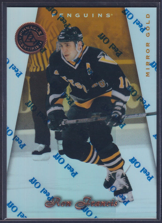 RON FRANCIS - 1997 Pinnacle Certified w/ Coating, MIRROR GOLD #121