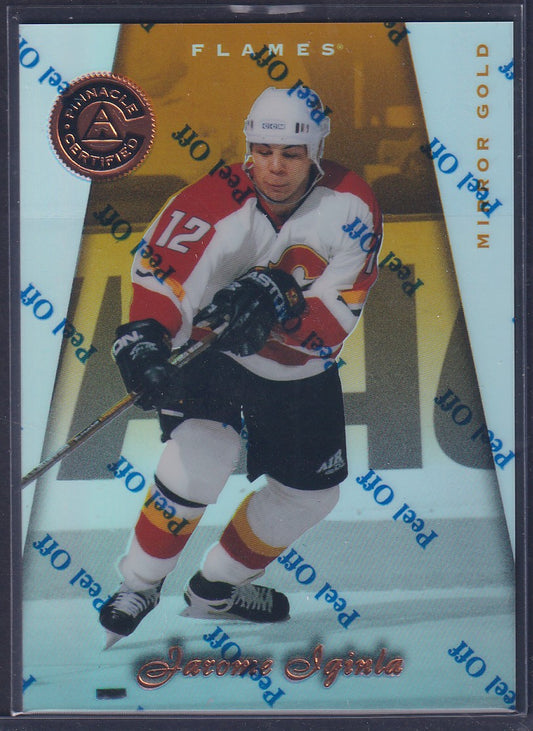 JAROME IGINLA - 1997 Pinnacle Certified w/ Coating, MIRROR GOLD #55