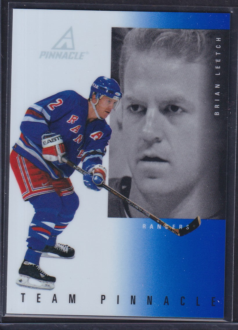 LEETCH / CHELIOS - 1997 Team Pinnacle Mirror Foil Parallel #3