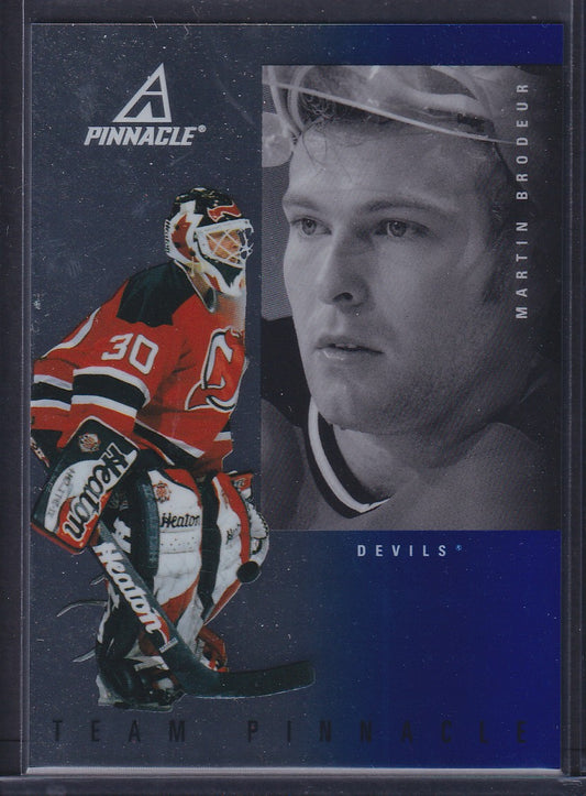 BRODEUR / ROY - 1997 Team Pinnacle Mirror Foil Parallel #1