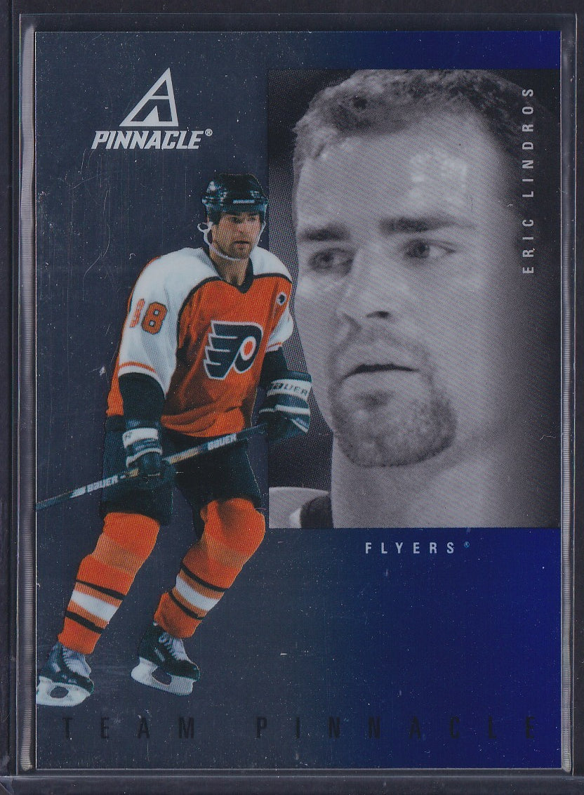 LINDROS / MESSIER - 1997 Team Pinnacle Mirror Foil Parallel #5
