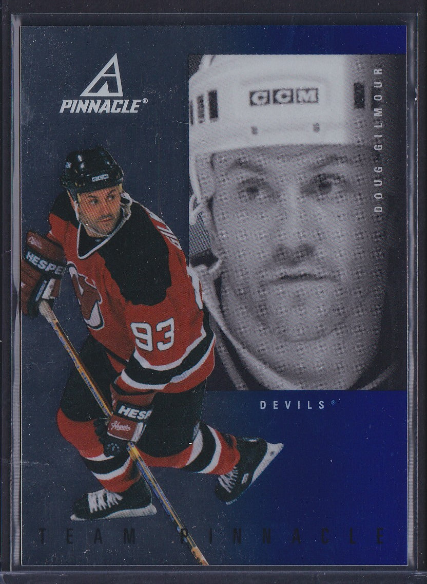 GILMOUR / YZERMAN - 1997 Team Pinnacle Mirror Foil Parallel #9
