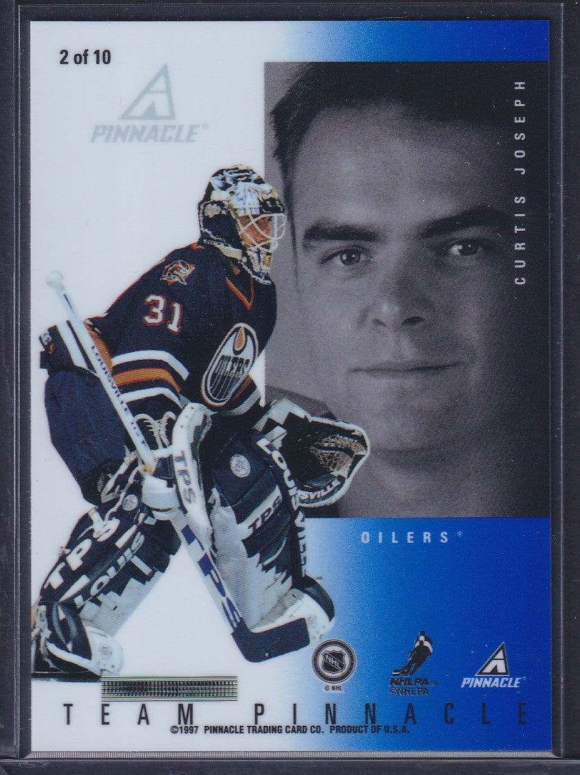 HASEK / JOSEPH - 1997 Team Pinnacle Mirror Foil Parallel #2