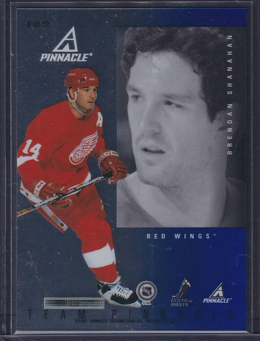 SHANAHAN / LECLAIR - 1997 Team Pinnacle Mirror Foil Parallel #8