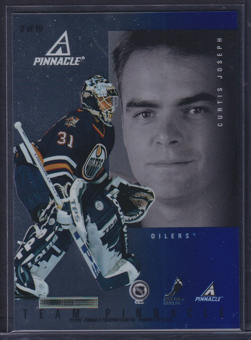 HASEK / JOSEPH - 1997 Team Pinnacle Mirror Foil Parallel #2
