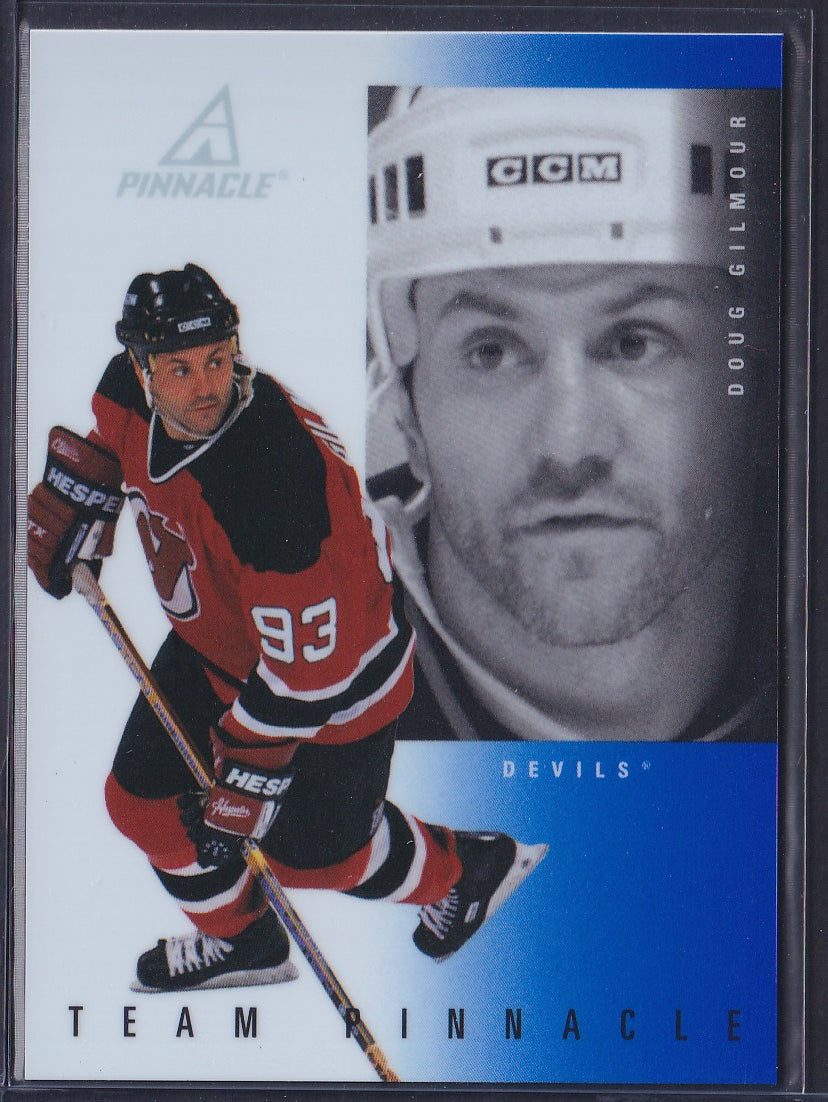 GILMOUR / YZERMAN - 1997 Team Pinnacle Mirror Foil Parallel #9