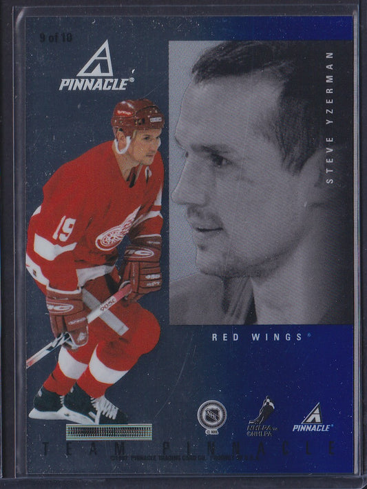 GILMOUR / YZERMAN - 1997 Team Pinnacle Mirror Foil Parallel #9