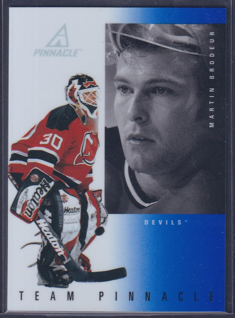 BRODEUR / ROY - 1997 Team Pinnacle Mirror Foil Parallel #1