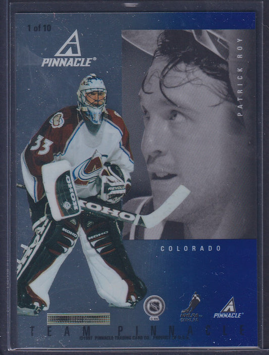 BRODEUR / ROY - 1997 Team Pinnacle Mirror Foil Parallel #1