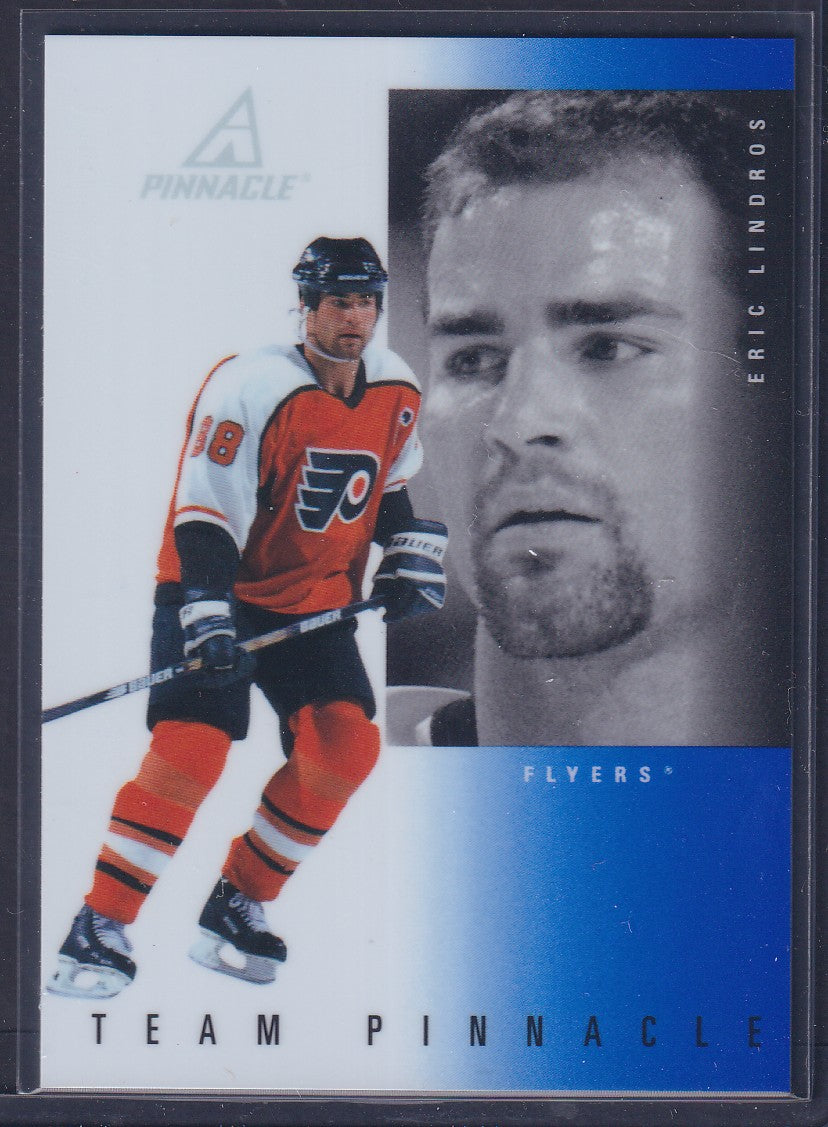 LINDROS / MESSIER - 1997 Team Pinnacle Mirror Foil Parallel #5