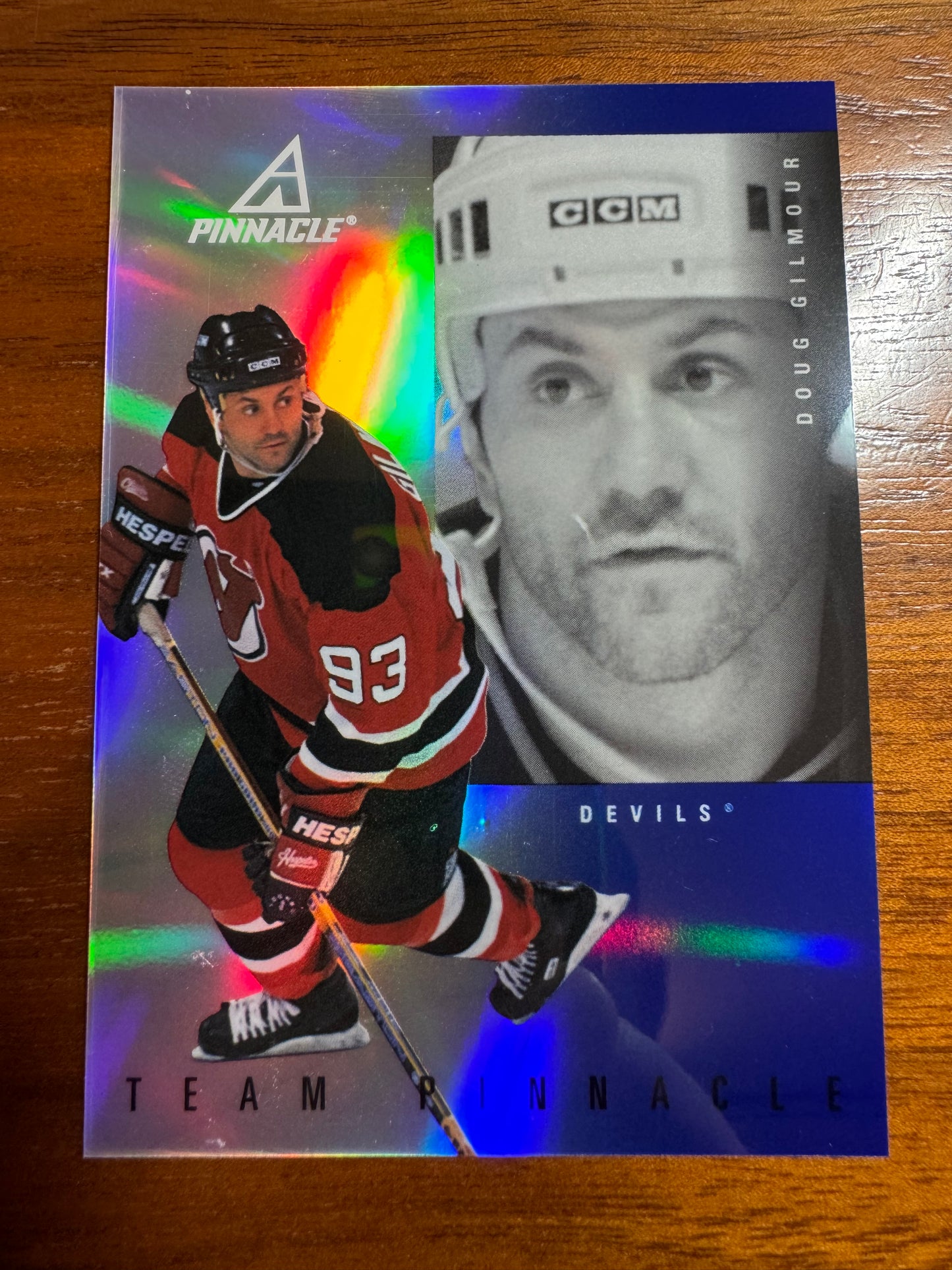 GILMOUR / YZERMAN - 1997 Team Pinnacle Mirror REFRACTOR Parallel #9, SSP