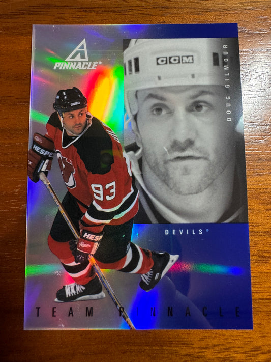 GILMOUR / YZERMAN - 1997 Team Pinnacle Mirror REFRACTOR Parallel #9, SSP
