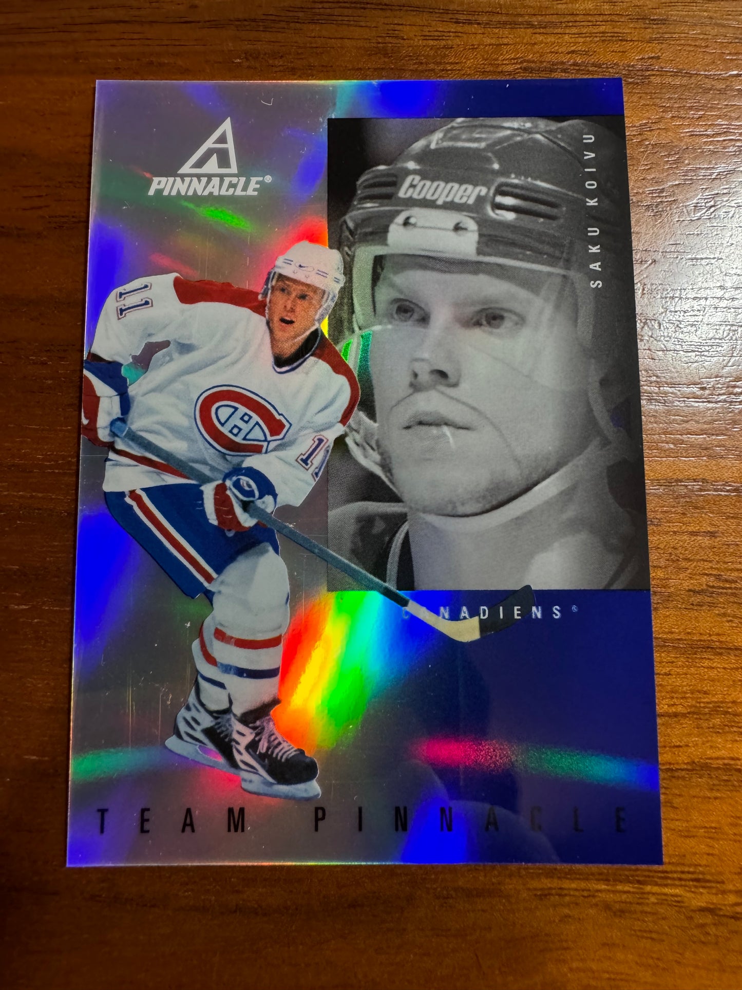 KOIVU / FORSBERG - 1997 Team Pinnacle Mirror REFRACTOR Parallel #7, SSP