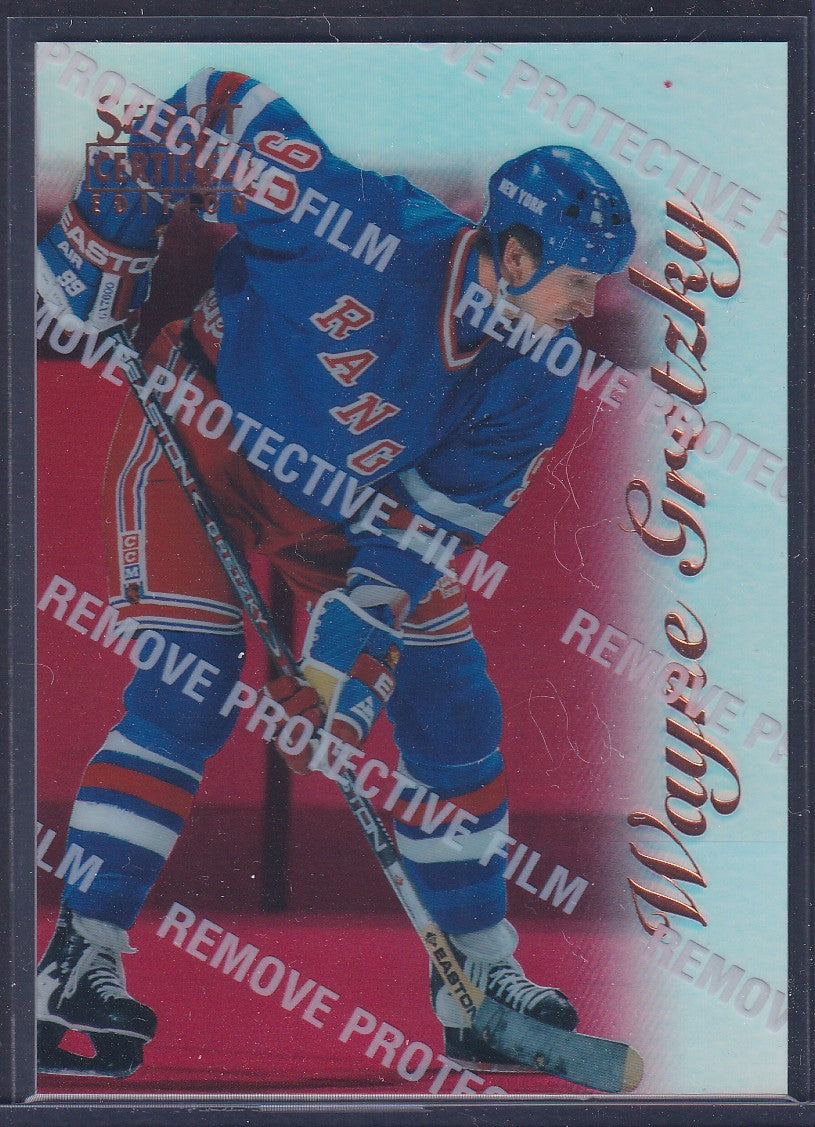 WAYNE GRETZKY - 1996 Pinnacle Select Certified Editions MIRROR RED #4