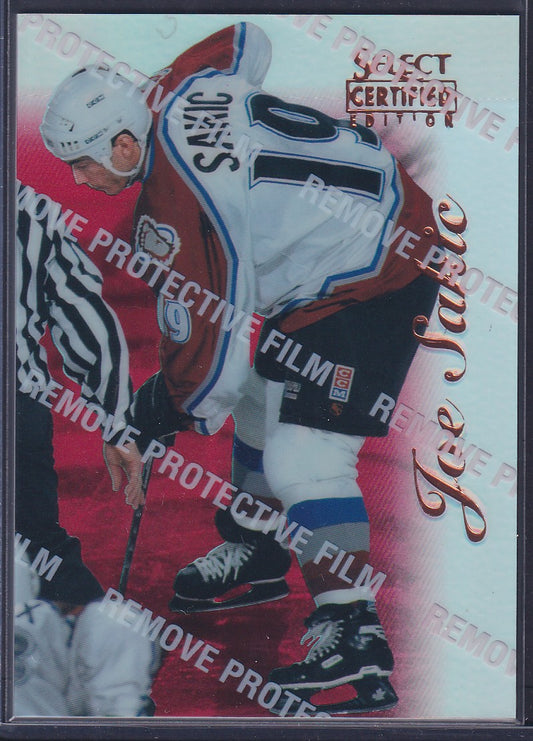 JOE SAKIC - 1996 Pinnacle Select Certified Editions MIRROR RED #16