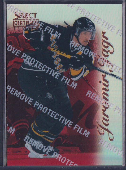 JAROMIR JAGR - 1996 Pinnacle Select Certified Editions MIRROR RED #43