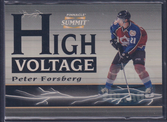 PETER FORSBERG - 1996 Pinnacle Summit High Voltage #6, xxx/600
