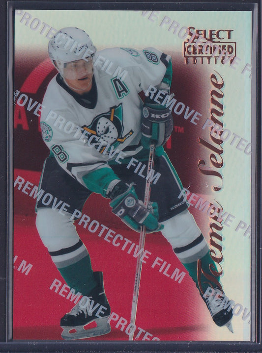 TEEMU SELANNE - 1996 Pinnacle Select Certified Editions MIRROR RED #32