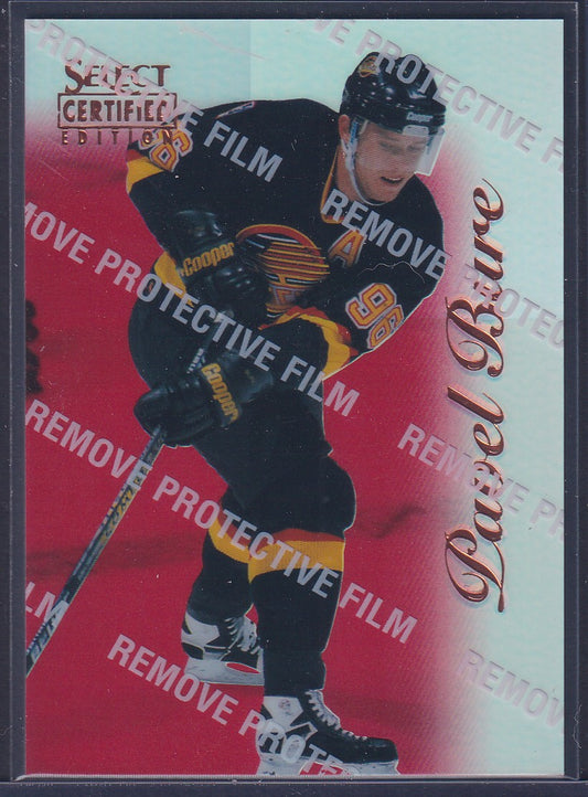 PAVEL BURE - 1996 Pinnacle Select Certified Editions MIRROR RED #34