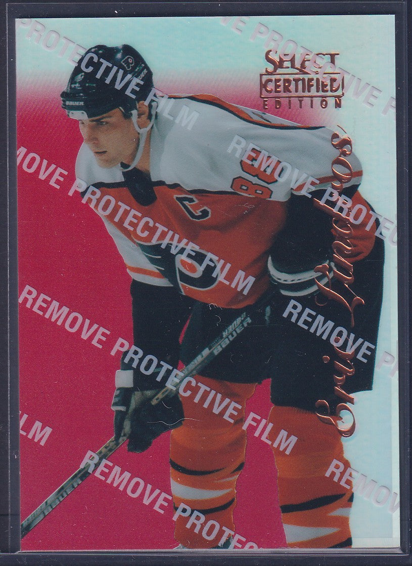 ERIC LINDROS - 1996 Pinnacle Select Certified Editions MIRROR RED #1