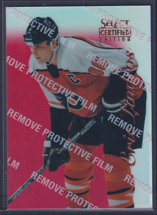 ERIC LINDROS - 1996 Pinnacle Select Certified Editions MIRROR RED #1