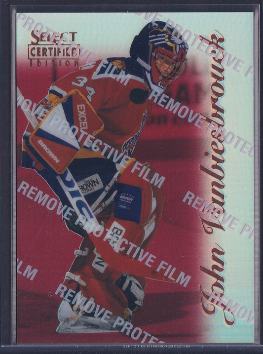 JOHN VANBIESBROUCK - 1996 Pinnacle Select Certified Editions MIRROR RED #59