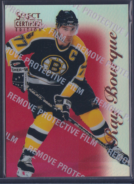 RAY BOURQUE - 1996 Pinnacle Select Certified Editions MIRROR RED #5