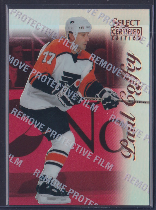 PAUL COFFEY - 1996 Pinnacle Select Certified Editions MIRROR RED #89