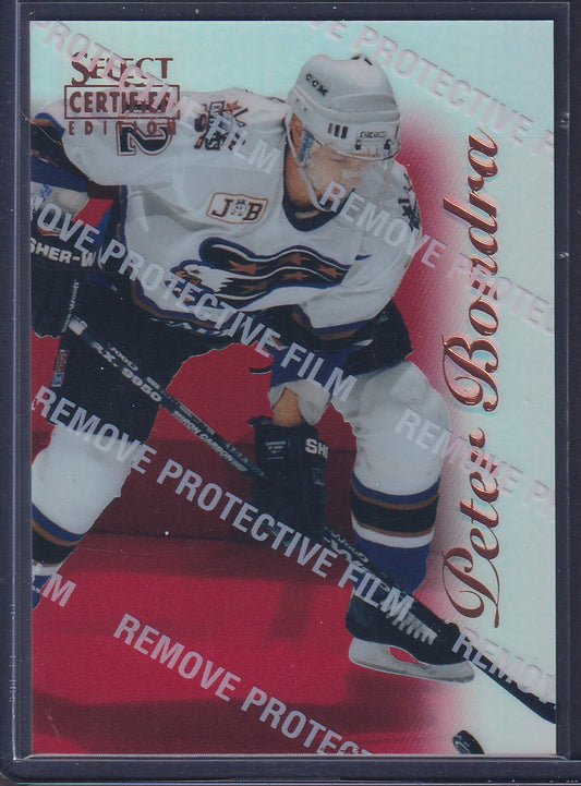 PETER BONDRA - 1996 Pinnacle Select Certified Editions MIRROR RED #78