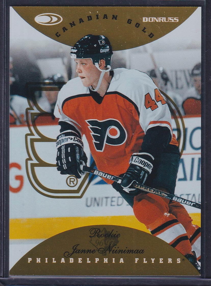 JANNE NIINIMAA - 1996 Donruss Canadian Ice GOLD PRESS PROOF #128, /150