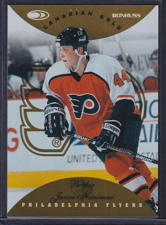 JANNE NIINIMAA - 1996 Donruss Canadian Ice GOLD PRESS PROOF #128, /150