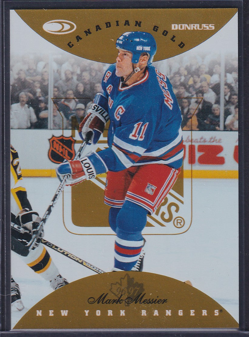 MARK MESSIER - 1996 Donruss Canadian Ice GOLD PRESS PROOF #87, /150