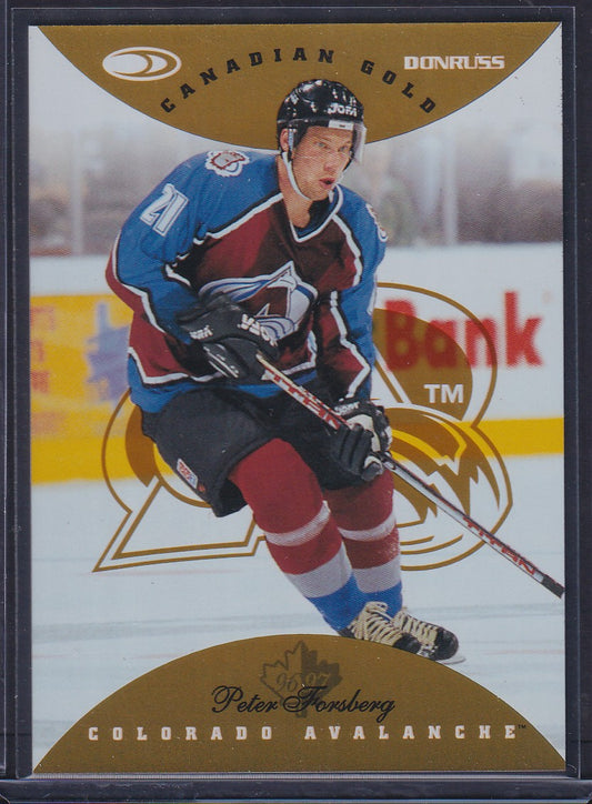 PETER FORSBERG - 1996 Donruss Canadian Ice GOLD PRESS PROOF #6, /150