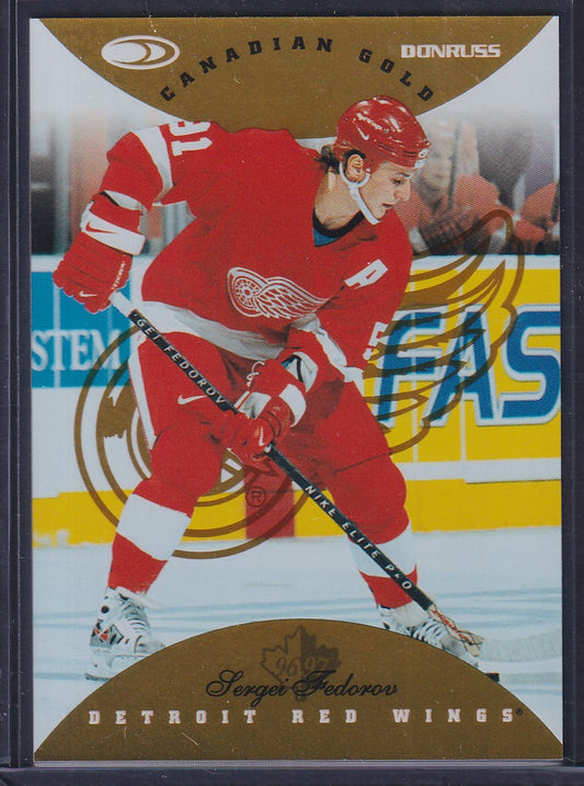 SERGEI FEDOROV - 1996 Donruss Canadian Ice GOLD PRESS PROOF #55, /150