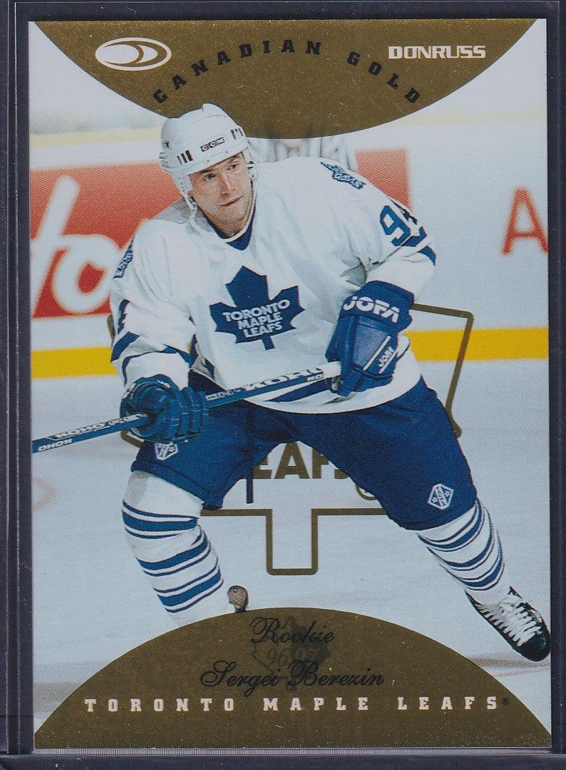 SERGEI BEREZIN - 1996 Donruss Canadian Ice GOLD PRESS PROOF #119, /150