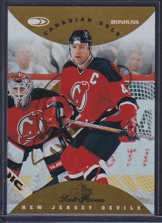 SCOTT STEVENS - 1996 Donruss Canadian Ice GOLD PRESS PROOF #103, /150