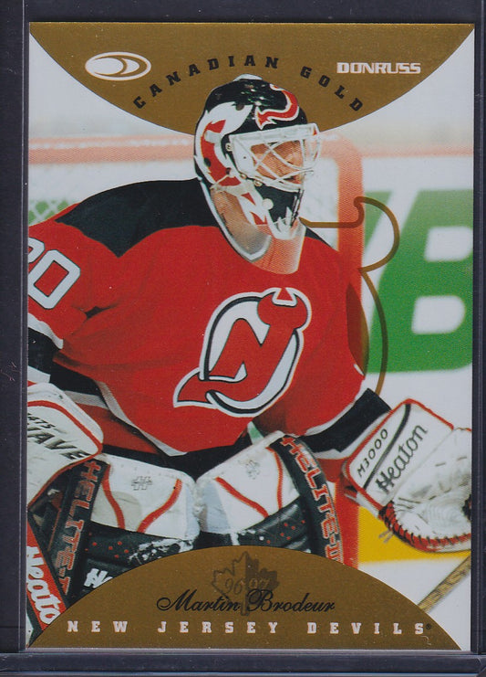 MARTIN BRODEUR - 1996 Donruss Canadian Ice GOLD PRESS PROOF #46, /150