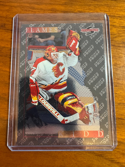 TREVOR KIDD - 1995 Pinnacle Score Black Ice Artist's Proof #19