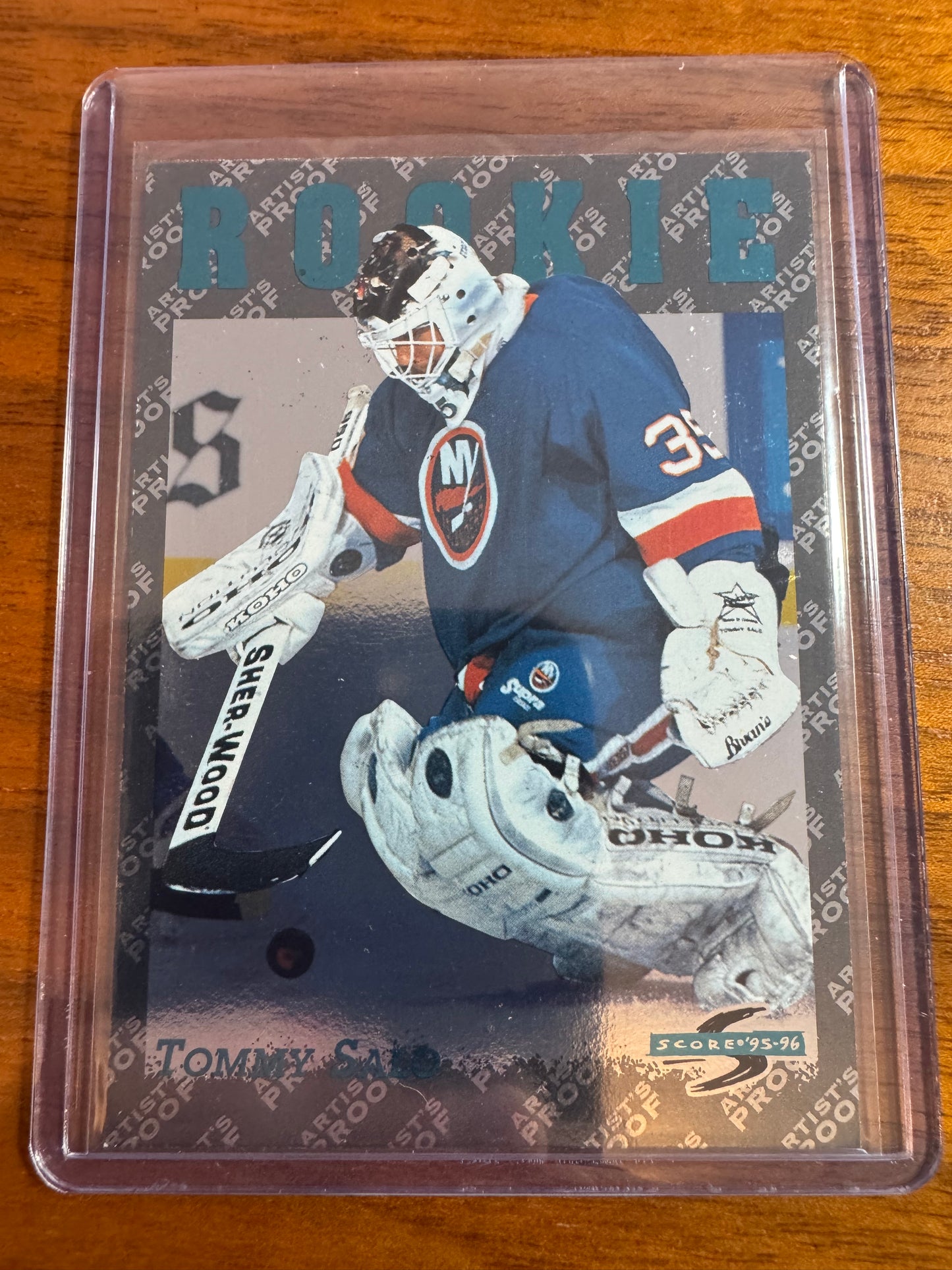 TOMMY SALO - 1995 Pinnacle Score Black Ice Artist's Proof #314