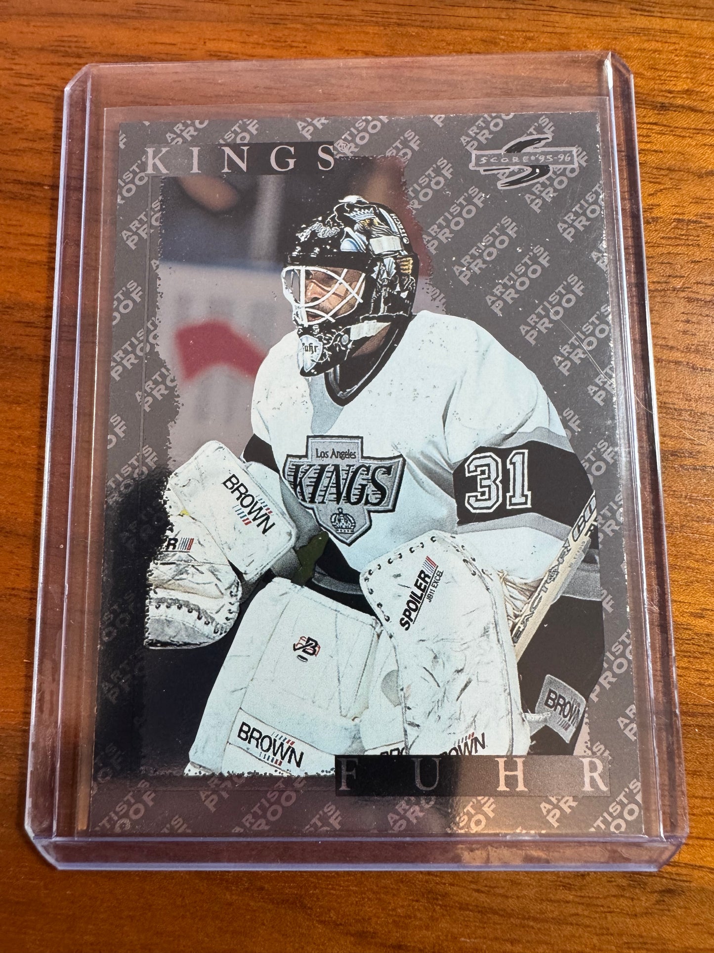 GRANT FUHR - 1995 Pinnacle Score Black Ice Artist's Proof #228