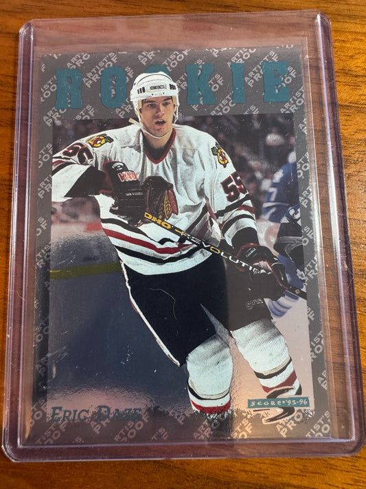 ERIC DAZE - 1995 Pinnacle Score Black Ice Artist's Proof #312