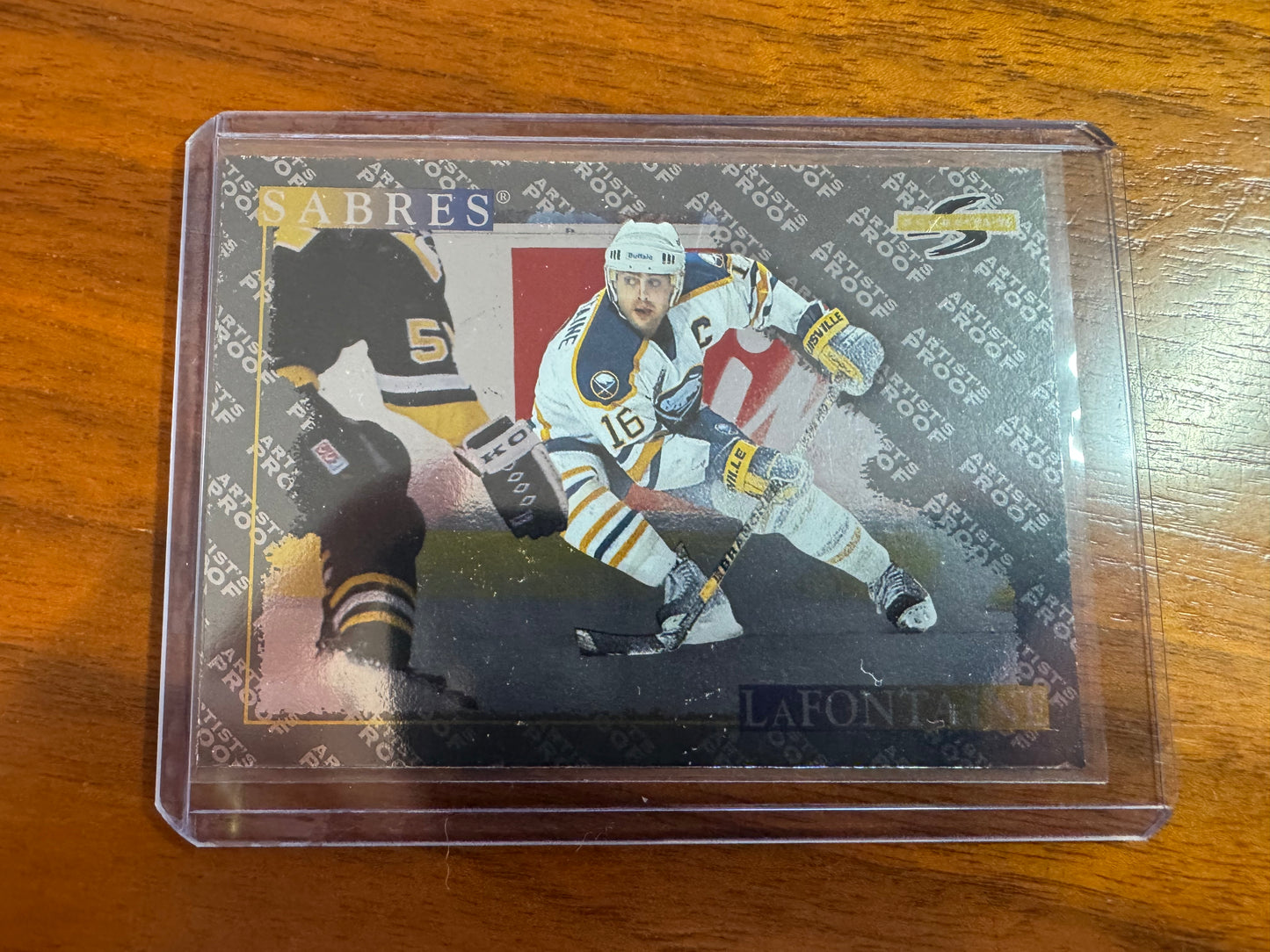 PAT LAFONTAINE - 1995 Pinnacle Score Black Ice Artist's Proof #201