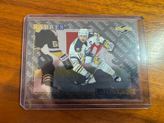 PAT LAFONTAINE - 1995 Pinnacle Score Black Ice Artist's Proof #201