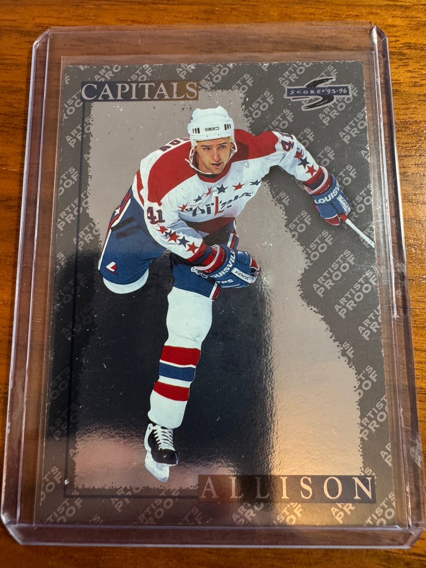 JASON ALLISON - 1995 Pinnacle Score Black Ice Artist's Proof #128