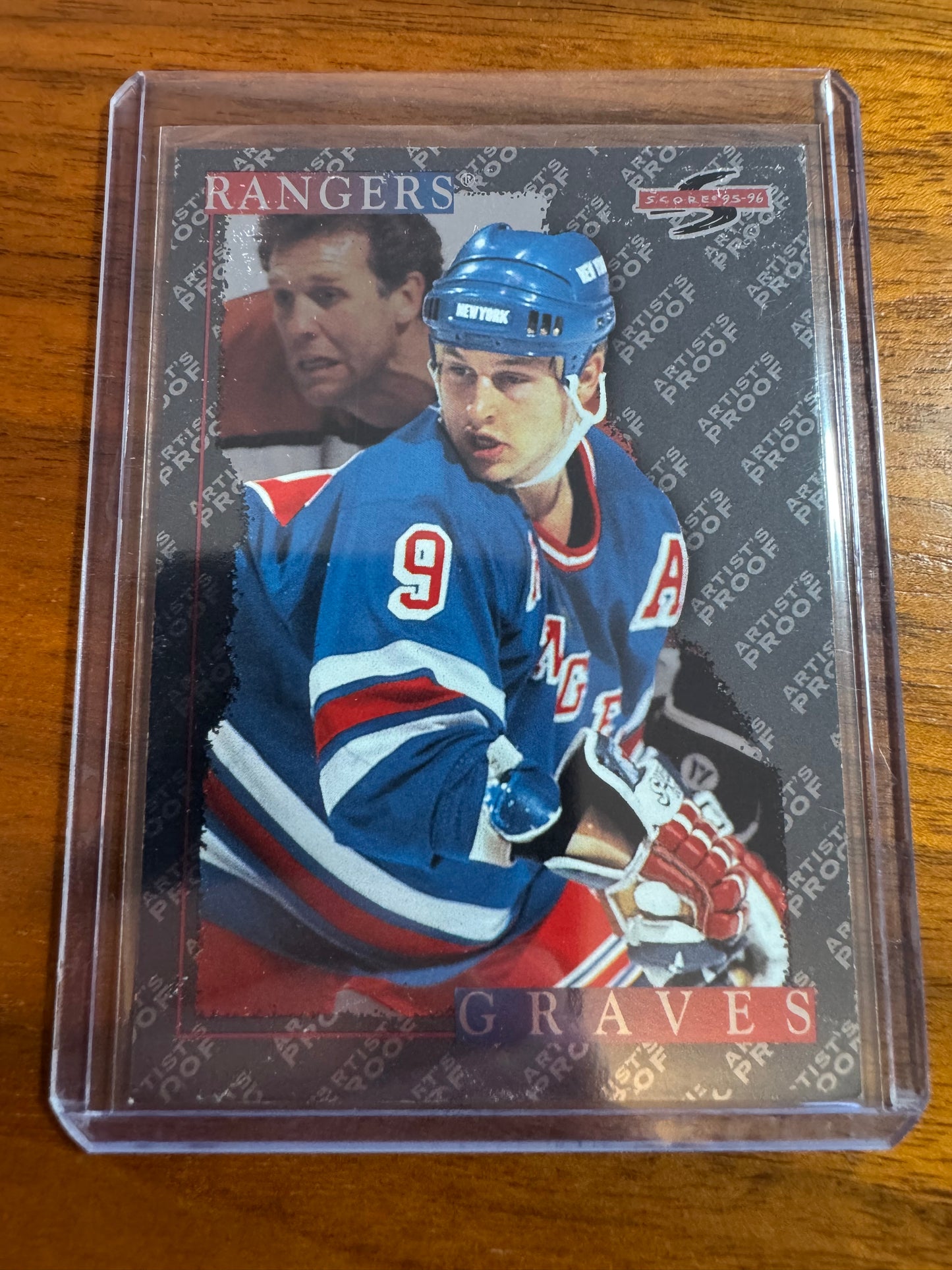 ADAM GRAVES - 1995 Pinnacle Score Black Ice Artist's Proof #2