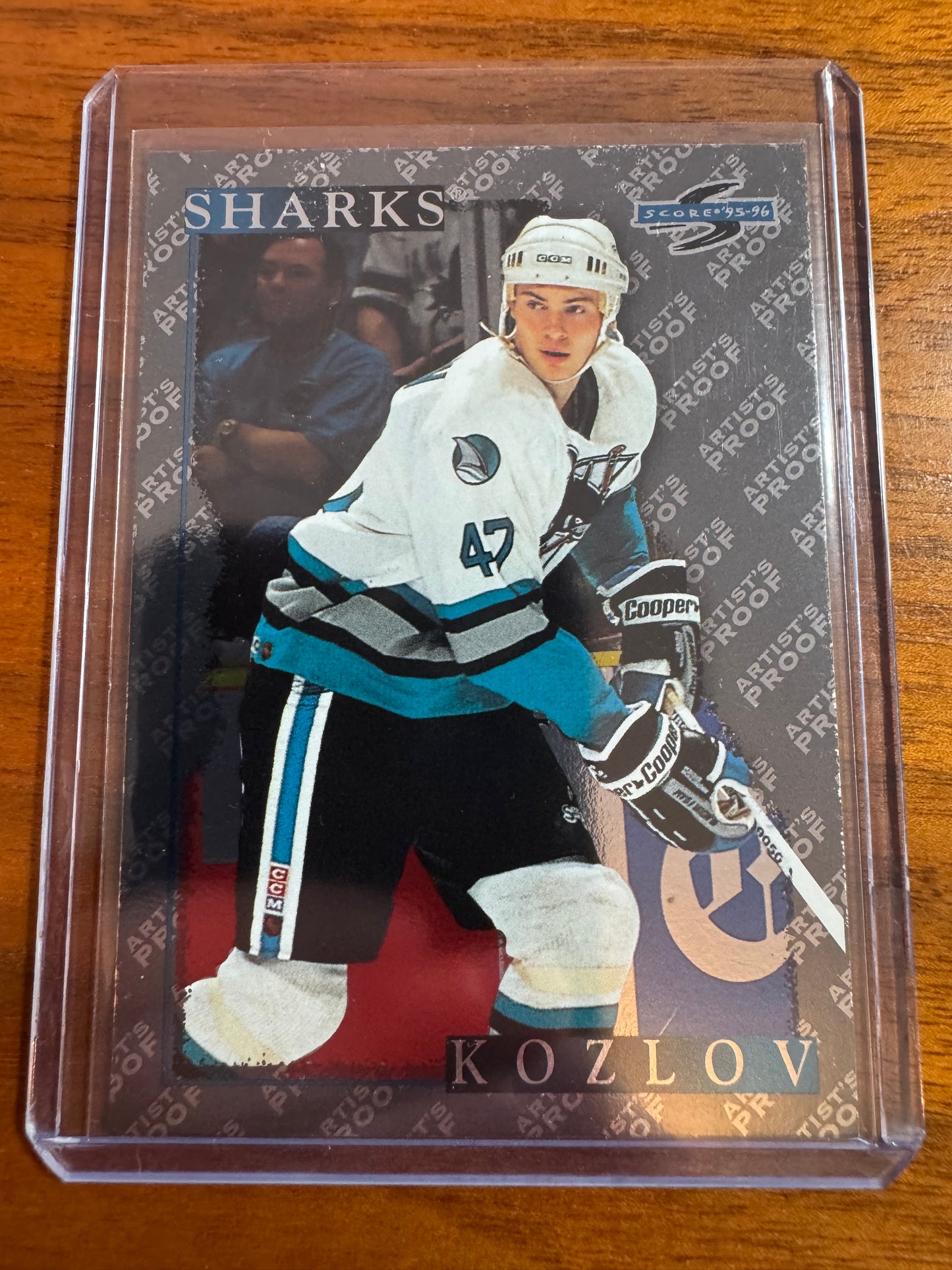 VIKTOR KOZLOV - 1995 Pinnacle Score Black Ice Artist's Proof #114