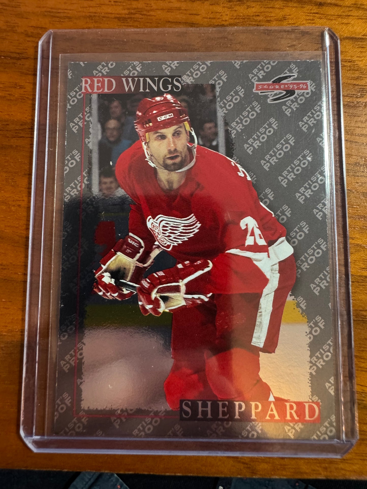 RAY SHEPPARD - 1995 Pinnacle Score Black Ice Artist's Proof #127